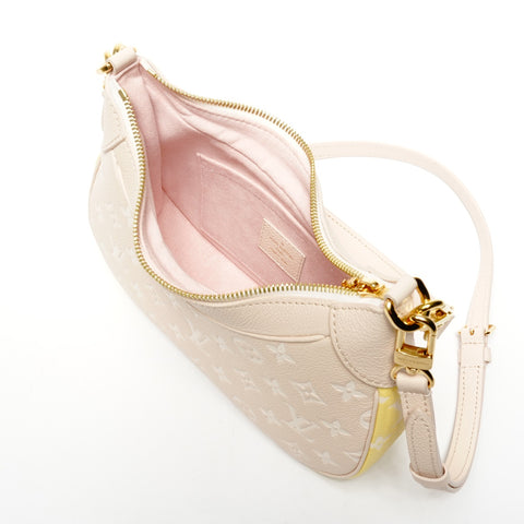 LOUIS VUITTON 2021-2025 Monogram Empreinte Bagatelle NM Shoulder Bag pink WS25607