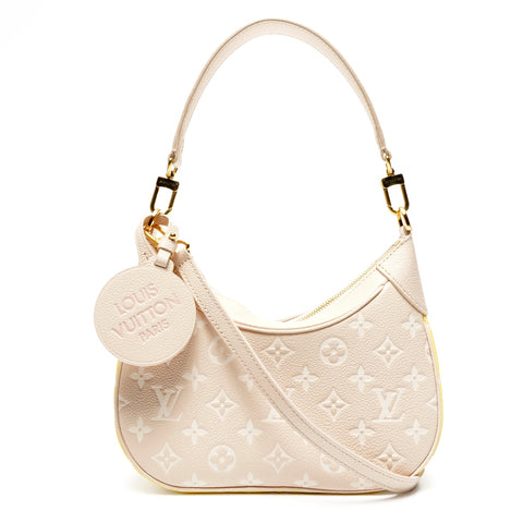 LOUIS VUITTON 2021-2025 Monogram Empreinte Bagatelle NM Shoulder Bag pink WS25607