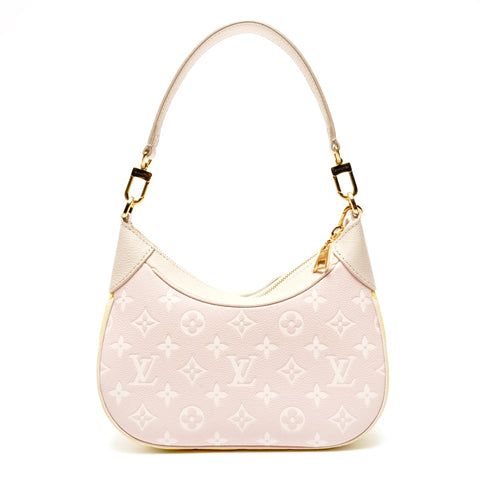 LOUIS VUITTON 2021-2025 Monogram Empreinte Bagatelle NM Shoulder Bag pink WS25607