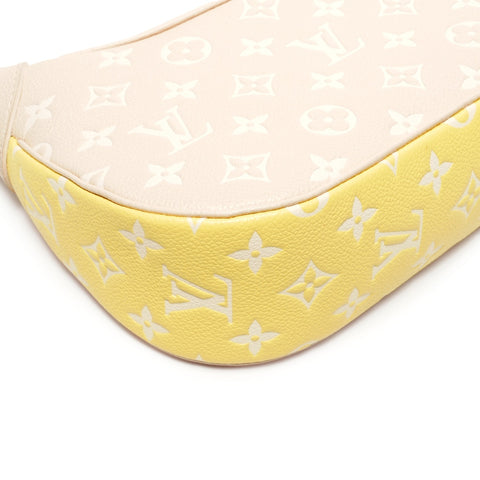 LOUIS VUITTON 2021-2025 Monogram Empreinte Bagatelle NM Shoulder Bag pink WS25607