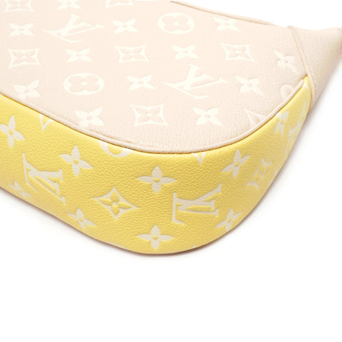 LOUIS VUITTON 2021-2025 Monogram Empreinte Bagatelle NM Shoulder Bag pink WS25607