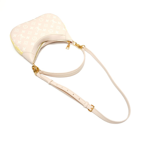 LOUIS VUITTON 2021-2025 Monogram Empreinte Bagatelle NM Shoulder Bag pink WS25607