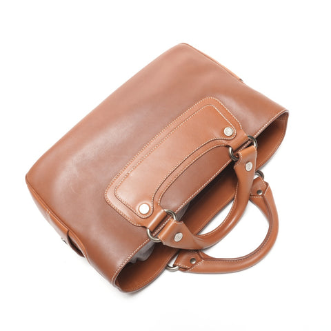 CELINE Leather Boogie Handbag Brown WS25610