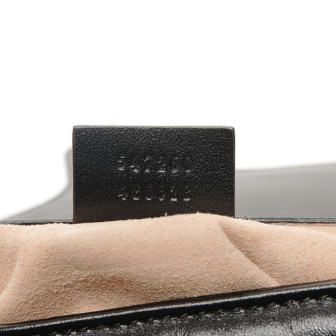 GUCCI GG Marmont top handle leather 2-way bag Shoulder Bag black WS25616