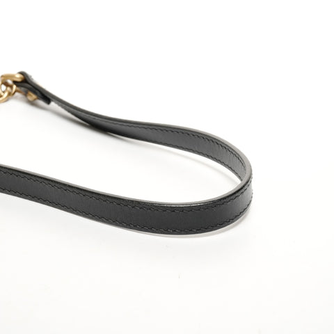 GUCCI GG Marmont top handle leather 2-way bag Shoulder Bag black WS25616