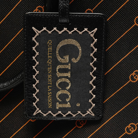 GUCCI 2way leather Tote Bag black WS25618