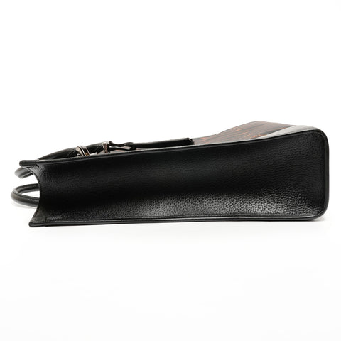 GUCCI 2way Leder-Einkaufstasche schwarz WS25618