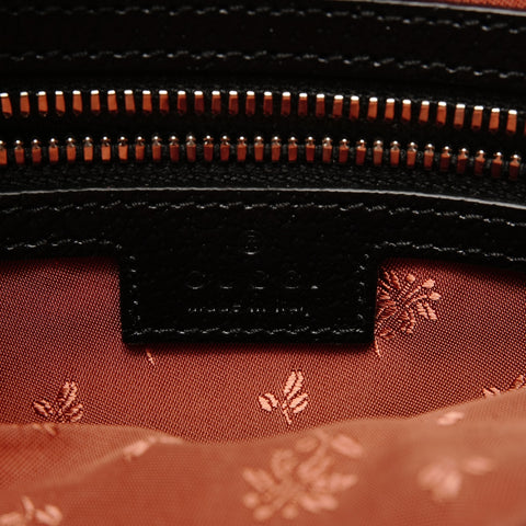 GUCCI 2way leather Tote Bag black WS25618