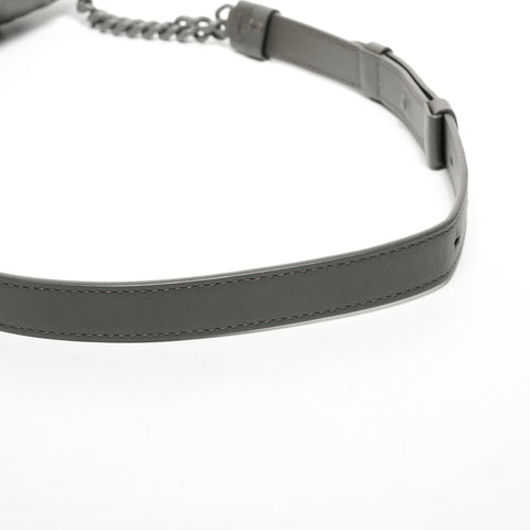 Salvatore Ferragamo VIVA Bow Padded Flap Vara Shoulder Bag gray WS25619