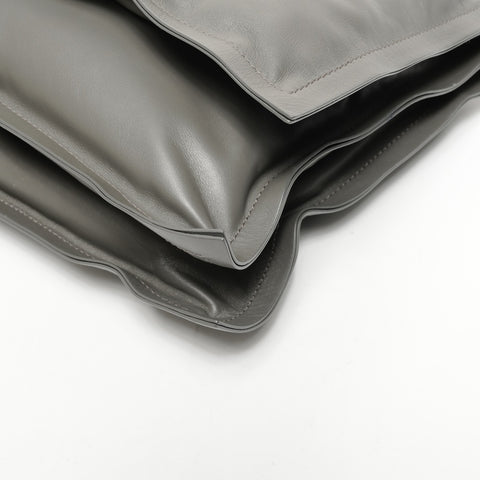 Salvatore Ferragamo VIVA Bow Padded Flap Vara Shoulder Bag gray WS25619