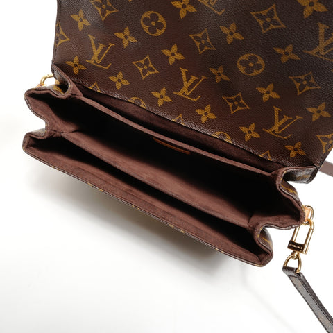 LOUIS VUITTON Monigram M44875 Metis MM 2016 Shoulder Bag Brown WS25621