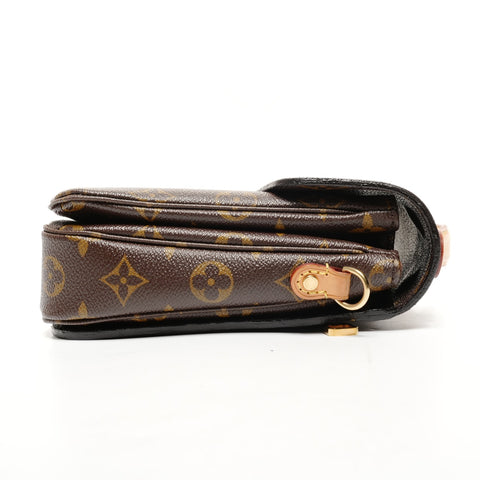 LOUIS VUITTON Monigram M44875 Metis MM 2016 Shoulder Bag Brown WS25621
