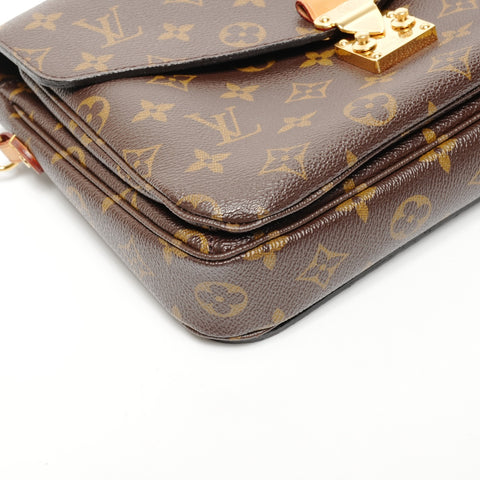 LOUIS VUITTON Monigram M44875 Metis MM 2016 Shoulder Bag Brown WS25621