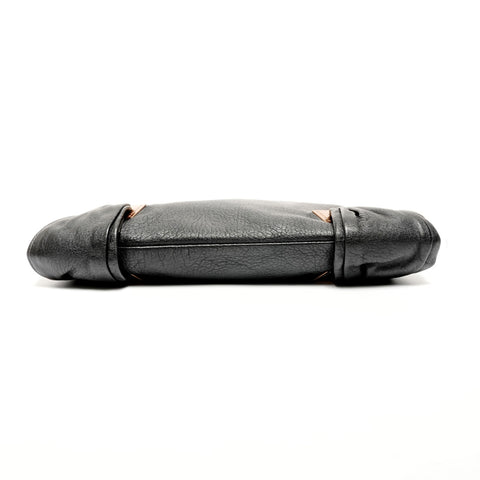 FENDI Leather Smile 2way Shoulder Bag black WS25622