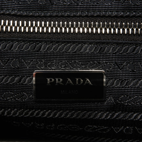 PRADA Nylon quilting Backpack  Daypack black WS25623