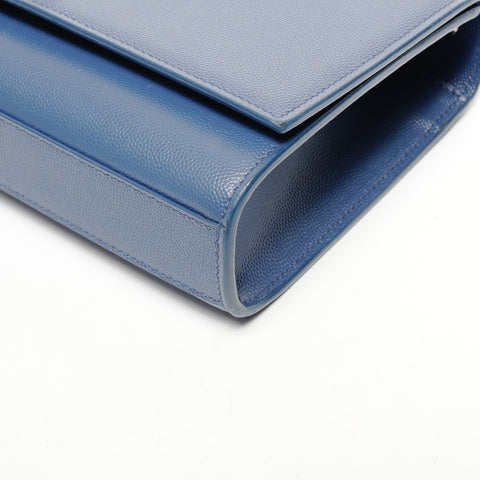 YVES SAINT LAURENT Kate Medium Leather Shoulder Bag blue WS25624