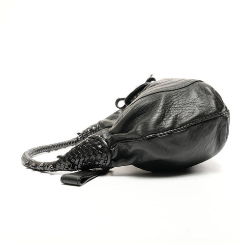 FENDI Leder Hobo Umhängetasche schwarz WS25630