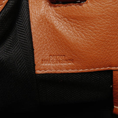 LOEWE Small Leather 2-Way Hammock Shoulder Bag Brown WS25632