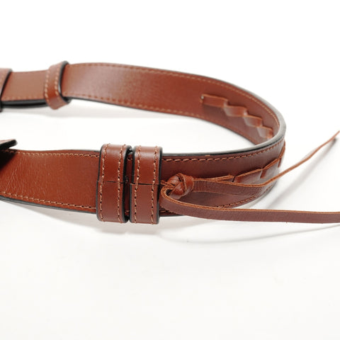 LOEWE Small Leather 2-Way Hammock Shoulder Bag Brown WS25632