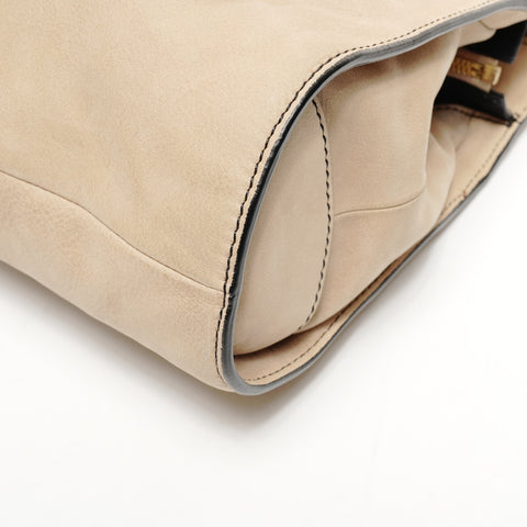 LOEWE 2-way tote bag in suede Shoulder Bag Brown WS25635