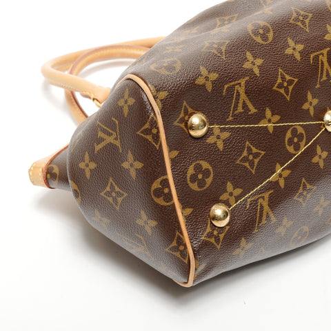 LOUIS VUITTON Monogram Tivoli 2009 Handbag Brown WS25636