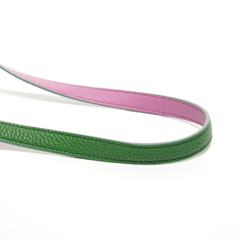 Salvatore Ferragamo 2way Mini Amy Leather Pink Two-Tone Handbag green WS25637