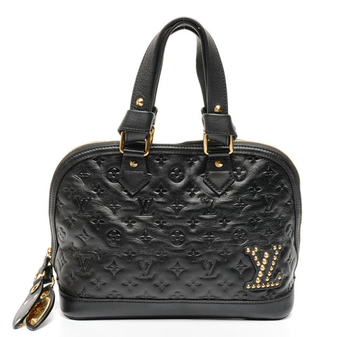 LOUIS VUITTON Monogram Doublet Neo Alma 2009 Handbag black WS25639