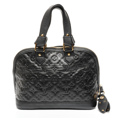 LOUIS VUITTON Monogram Doublet Neo Alma 2009 Handbag black WS25639
