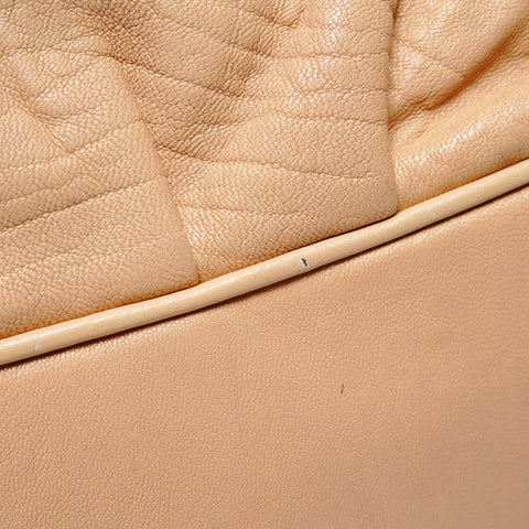 FENDI Mia Mamma Leather Chain Bucket One Belt Shoulder Bag Brown WS25641