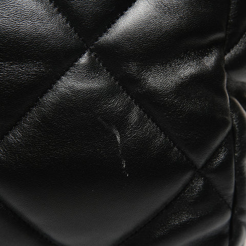CHANEL CHANEL 19 Chain Large Matelasse Leather Shoulder Bag black WS25644
