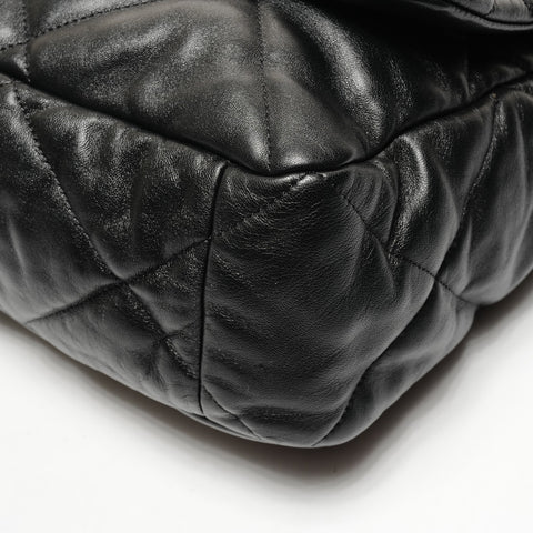 CHANEL CHANEL 19 Chain Large Matelasse Leather Shoulder Bag black WS25644