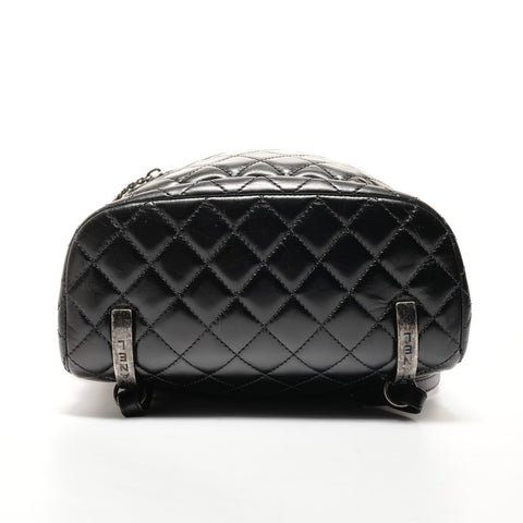 CHANEL No. 23 2016-2017 Matelasse Leather Backpack Daypack black WS256 – NUIR VINTAGE
