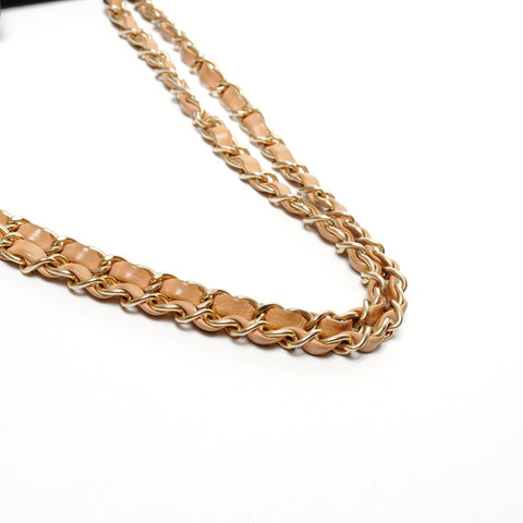 CHANEL 15th Series 2011 Lambskin Gabriel Accordion Chain Shoulder Bag black WS25647