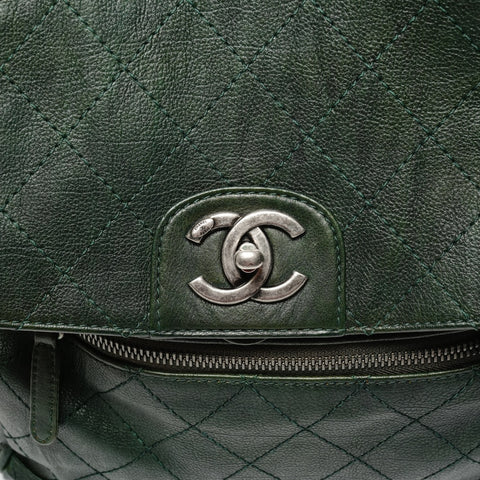 CHANEL Bicolole Rucksack Daypack grün WS25652