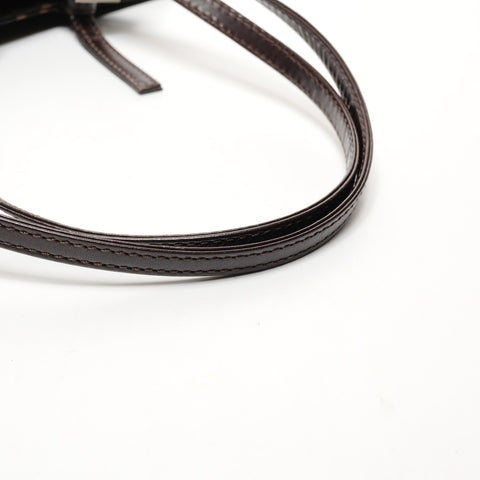 FENDI Canvas Zucca Mamma Bucket Tote Bag Brown WS25653