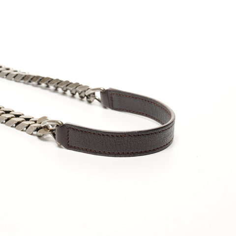 YVES SAINT LAURENT Small Lulu Top Handle 2-Way Bag Shoulder Bag Brown WS25657