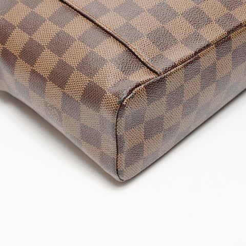 LOUIS VUITTON Damier Olaf PM 2006 Shoulder Bag Brown WS25658