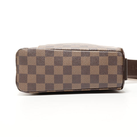 LOUIS VUITTON Damier Olaf PM 2006 Shoulder Bag Brown WS25658