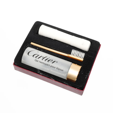 CARTIER Baby Love K18WG White Gold Diamond Necklace Silver WS25669