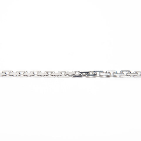 CARTIER Baby Love K18WG White Gold Diamond Necklace Silver WS25669