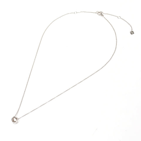 CHANEL Au750 Coco Crush K18WG Necklace Silver WS25671