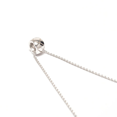 CHANEL Au750 Coco Crush K18WG Necklace Silver WS25671