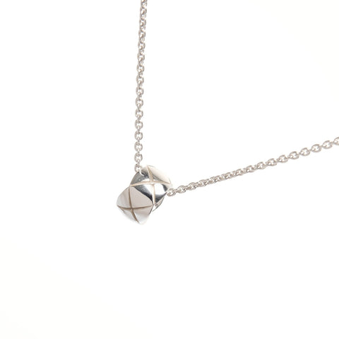 CHANEL Au750 Coco Crush K18WG Necklace Silver WS25671