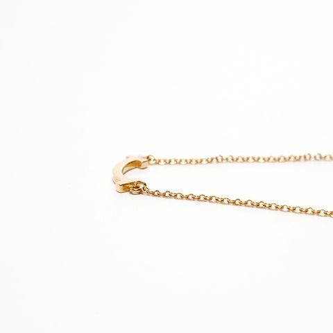 TIFFANY&Co. T Smile K18 750 Necklace gold WS25672