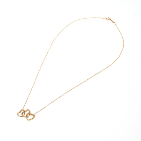 TIFFANY&Co. Collier triple cœur en or jaune 750 K18 or WS25677