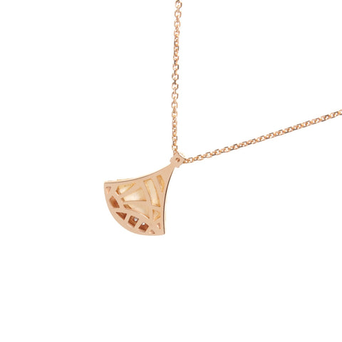 BVLGARI Diva's Dream Diamond Au750 K18 Collier en or rose coquillage or WS25678
