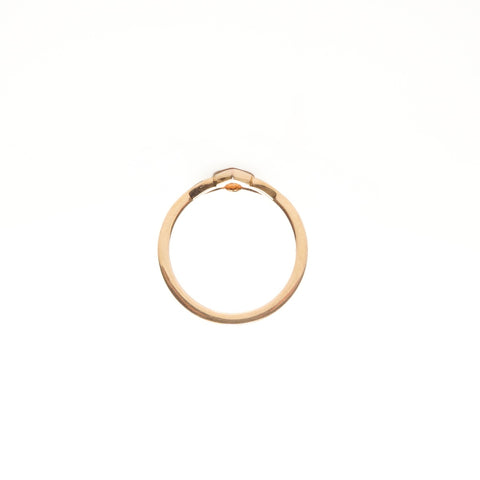 LOUIS VUITTON Blossom 750 K18 Diamond #14 Ring gold WS25690