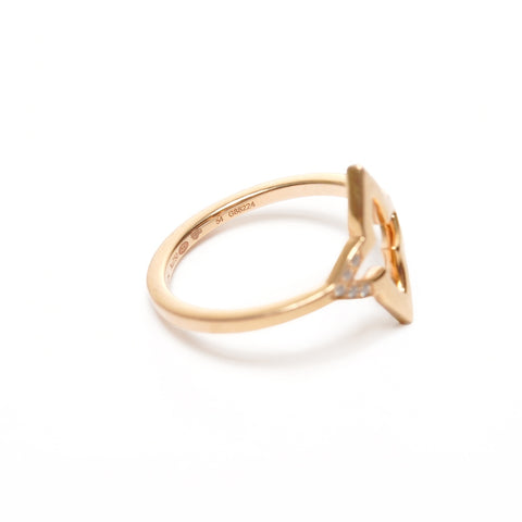 LOUIS VUITTON Blossom 750 K18 Diamond #14 Ring gold WS25690