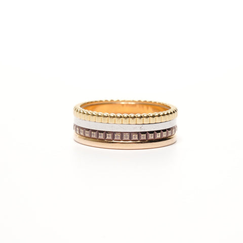 BOUCHERON 750 K18 Quatre Classique Petite Bague T56 #16 Bague or WS25691