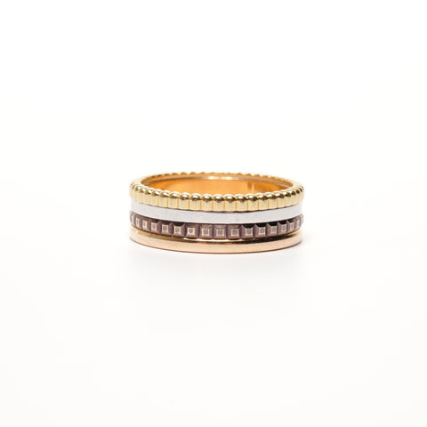 BOUCHERON 750 K18 Quatre Classique Petite Bague T56 #16 Bague or WS25691